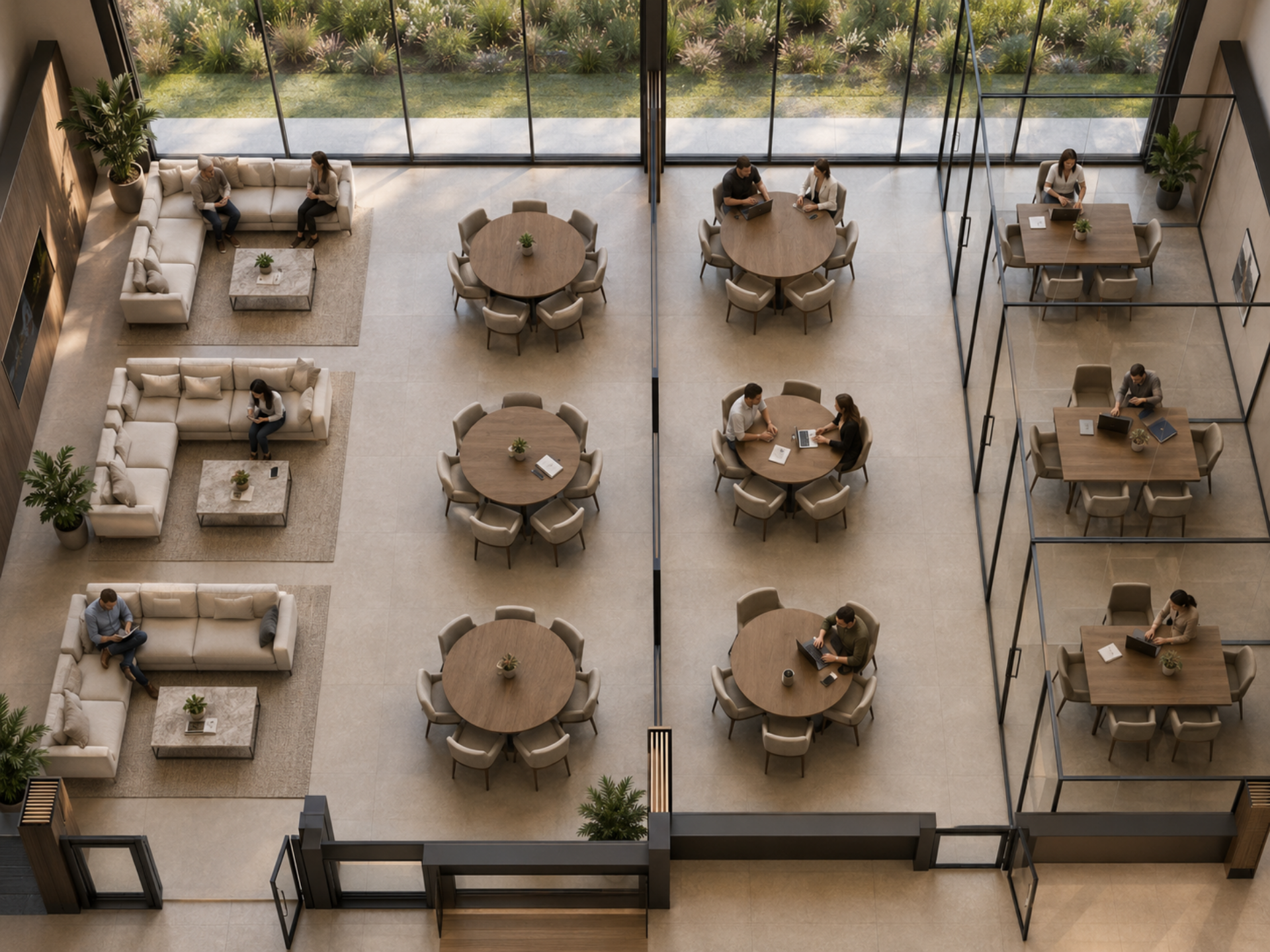 Gimnasio, cafeterÃa y coworking